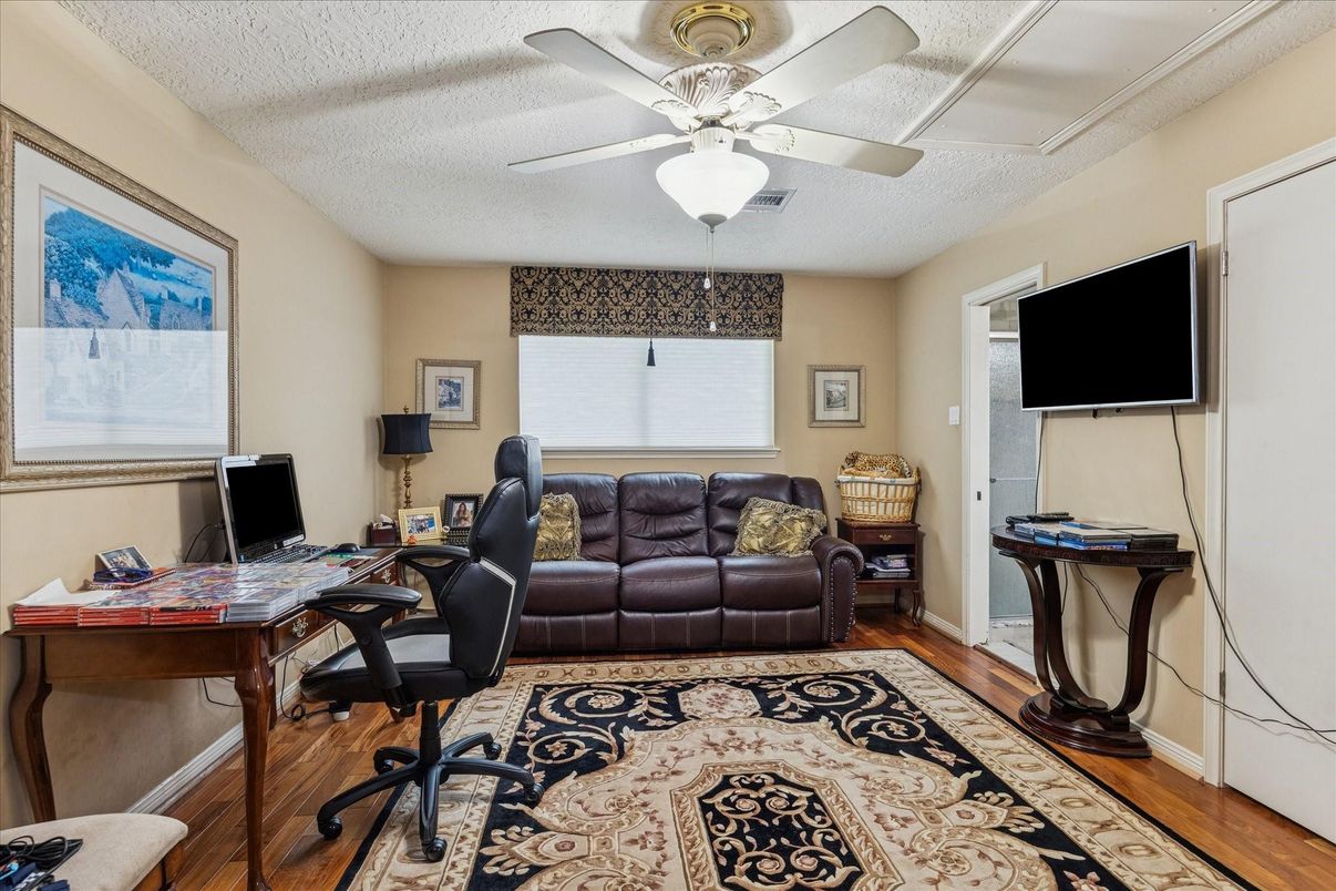 Home Office, Interior, Wood Texture Flooring