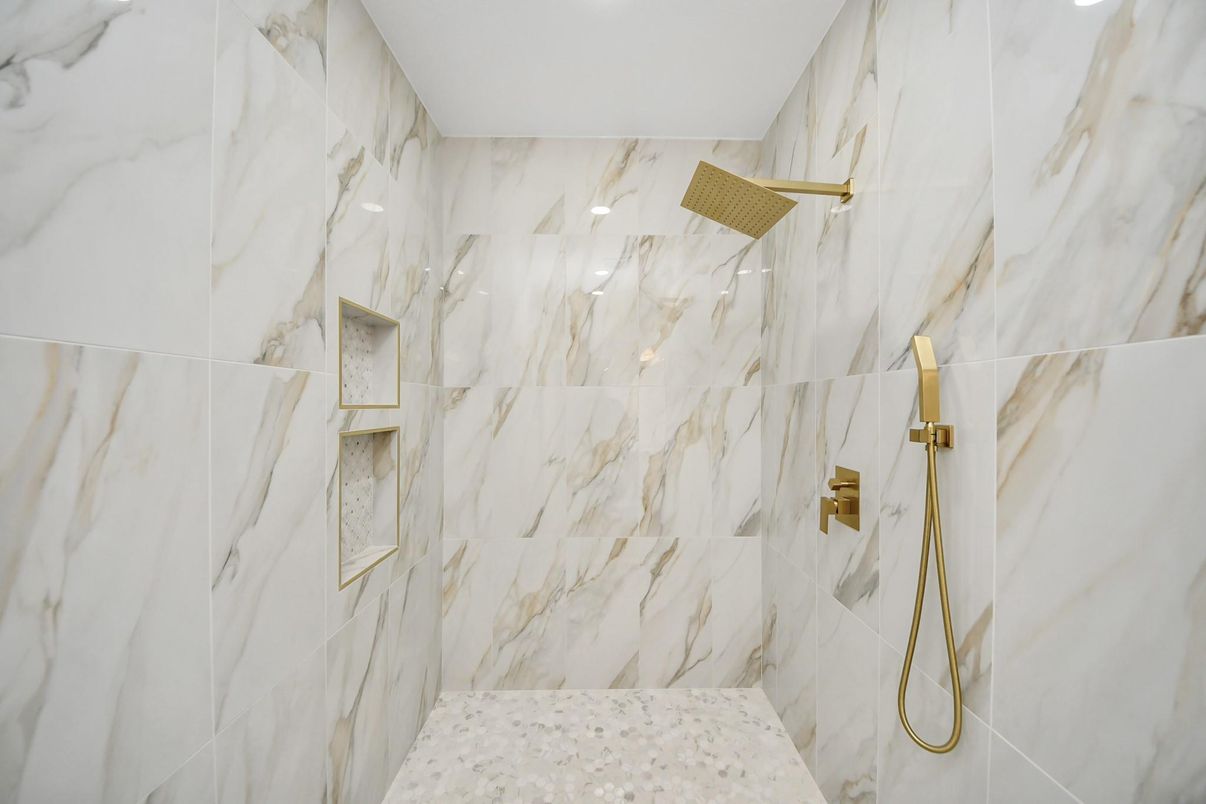 Bathroom, Interior, Marble Walls