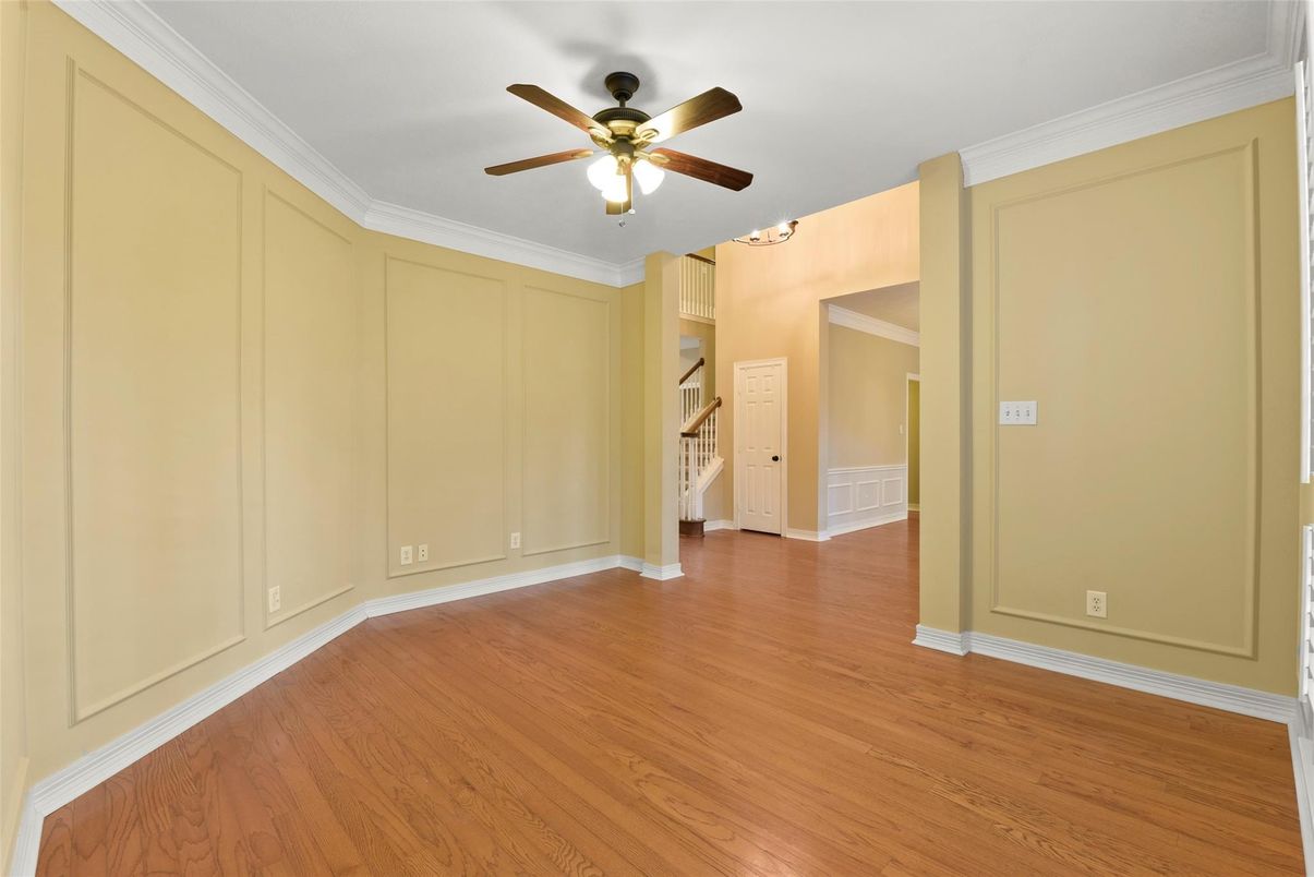 Empty room, Interior, Wood Texture Flooring