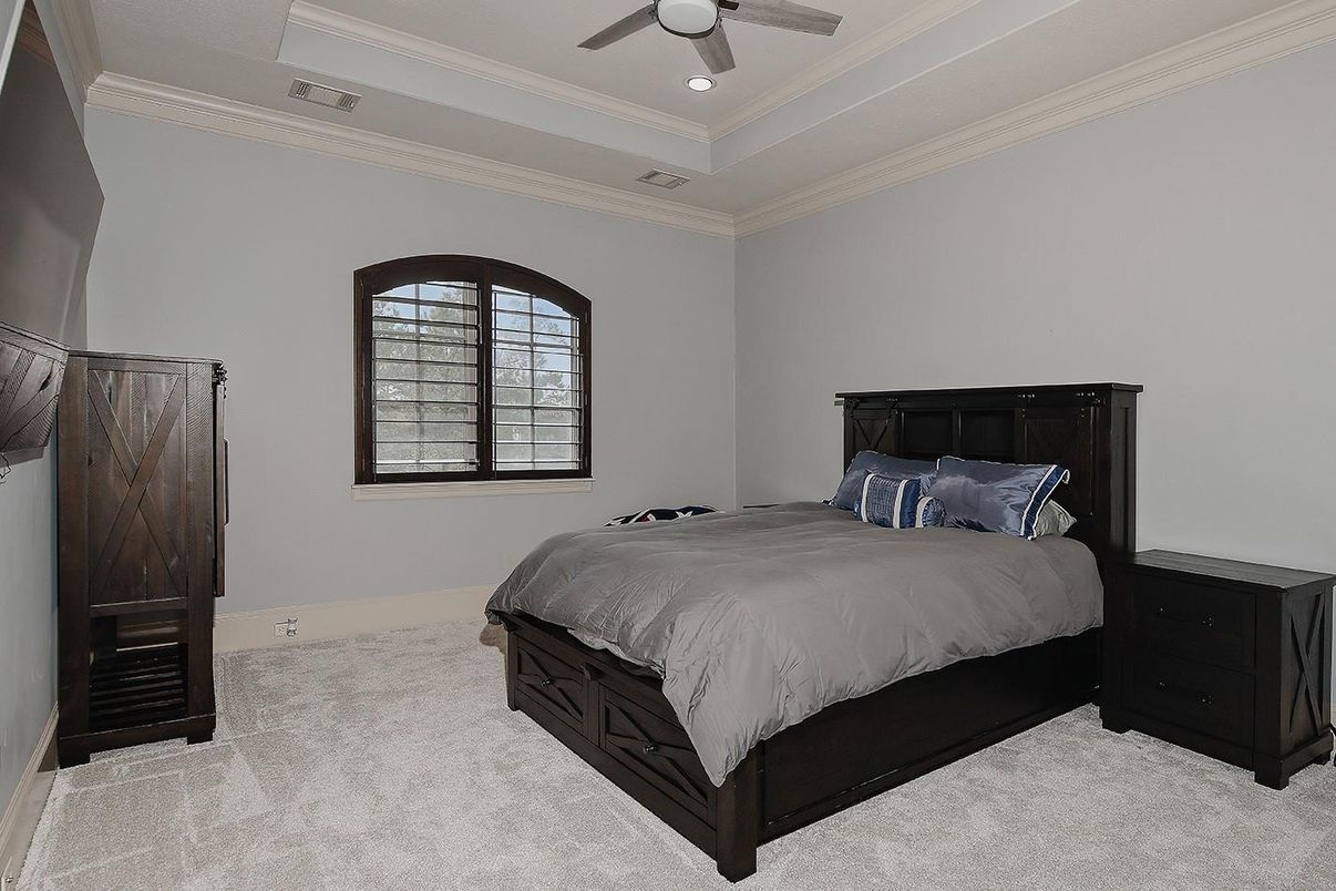 Bedroom, Interior, Recessed Lighting
