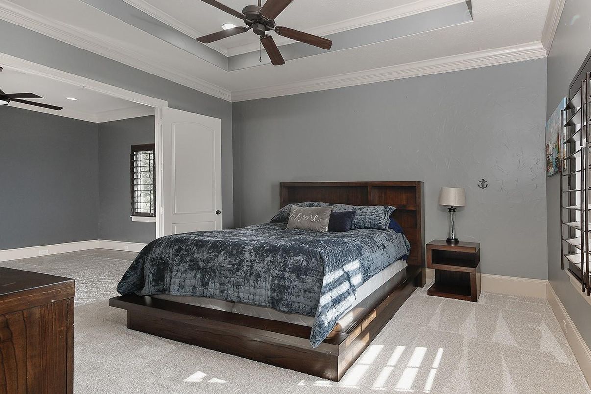 Bedroom, Interior, Recessed Lighting