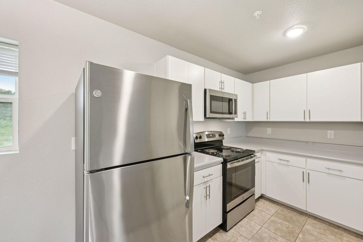 Interior, Kitchen, Recessed Lighting, Stainless Steel Appliances