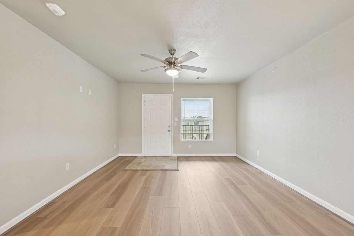 Empty room, Interior, Wood Texture Flooring