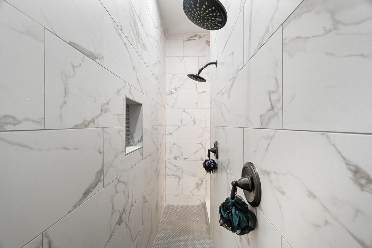 Bathroom, Interior, Marble Walls