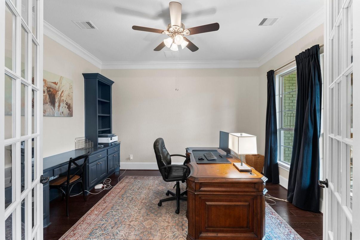 Home Office, Interior, Wood Texture Flooring