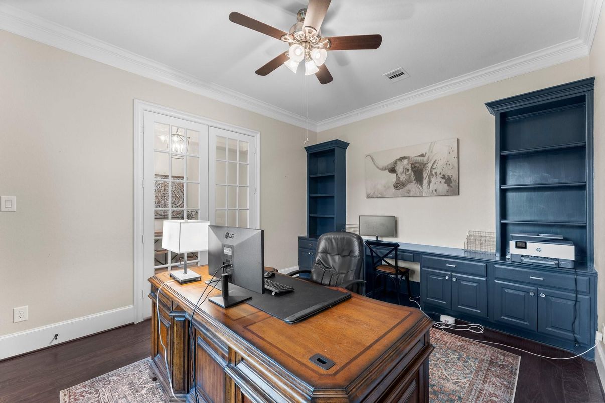 Home Office, Interior, Wood Texture Flooring