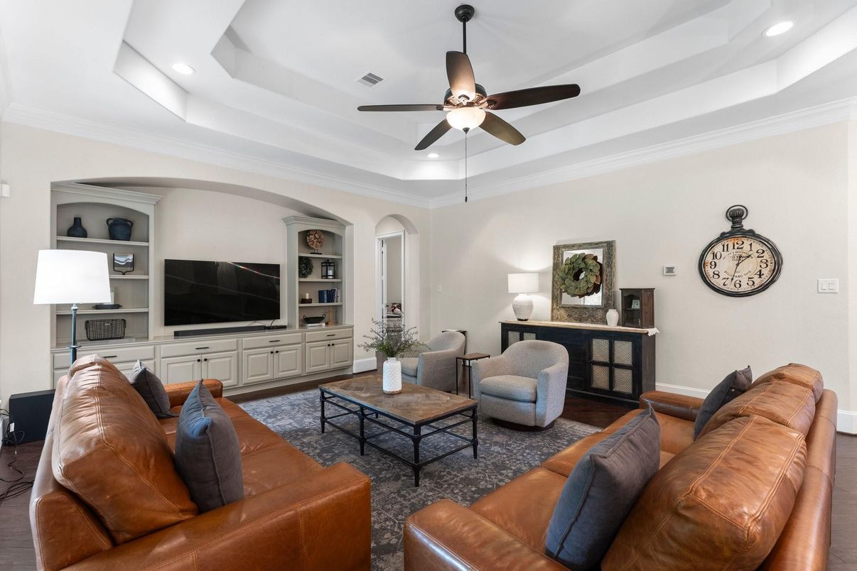 Interior, Living room, Recessed Lighting