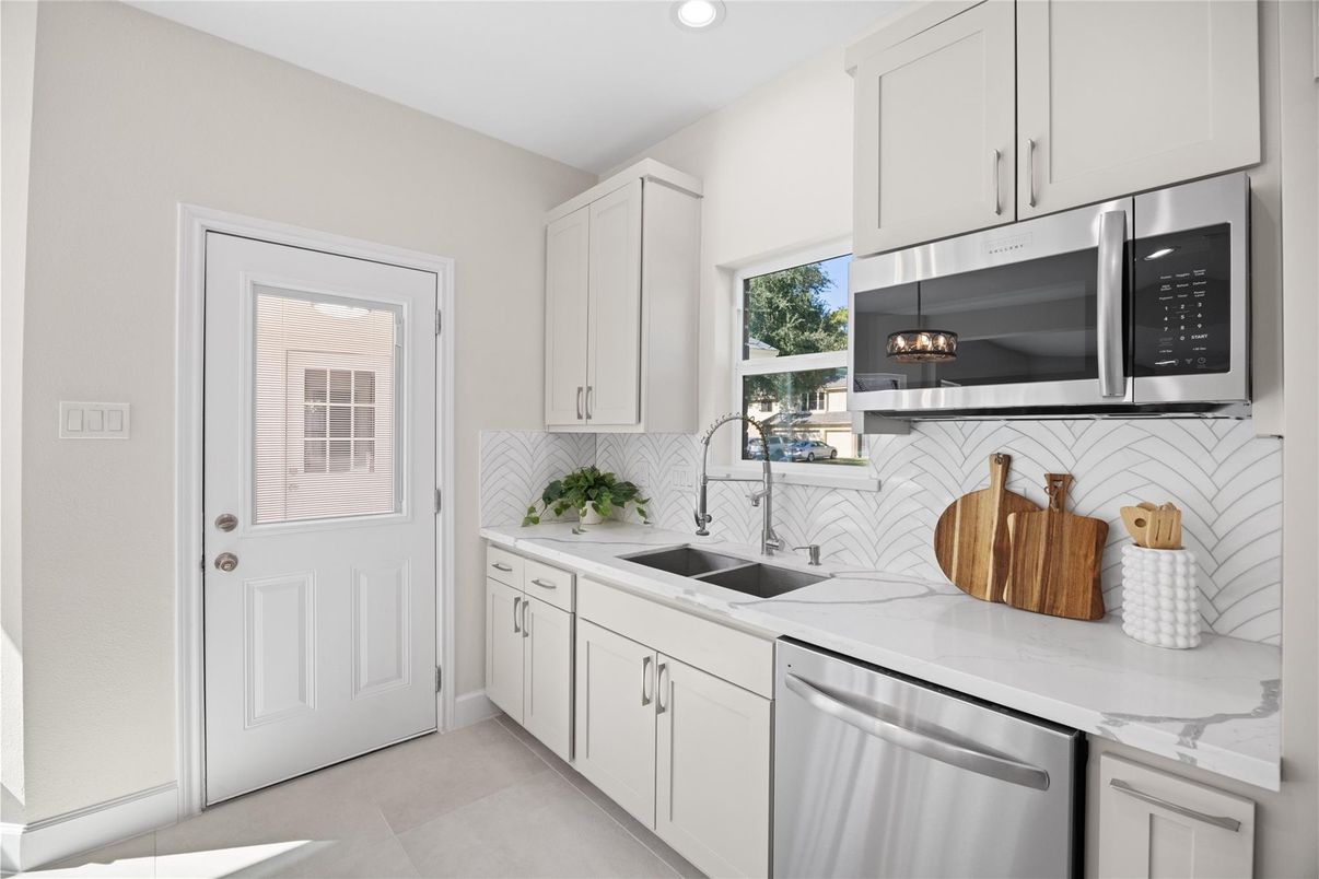 Interior, Kitchen, Recessed Lighting, Stainless Steel Appliances