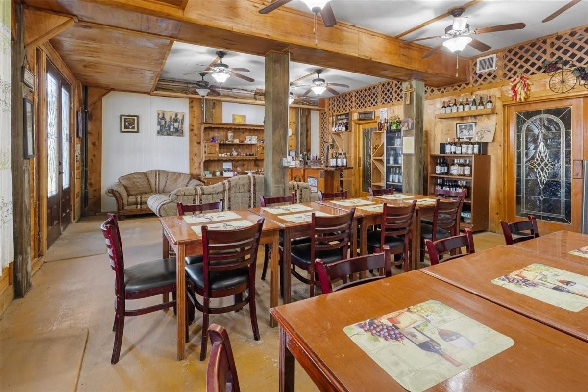 Dining room, Interior, Wooden Beams, Wooden Ceilings