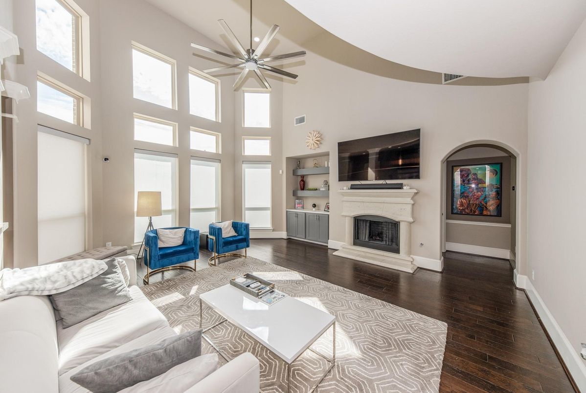 Fireplace, Interior, Living room, Wood Texture Flooring