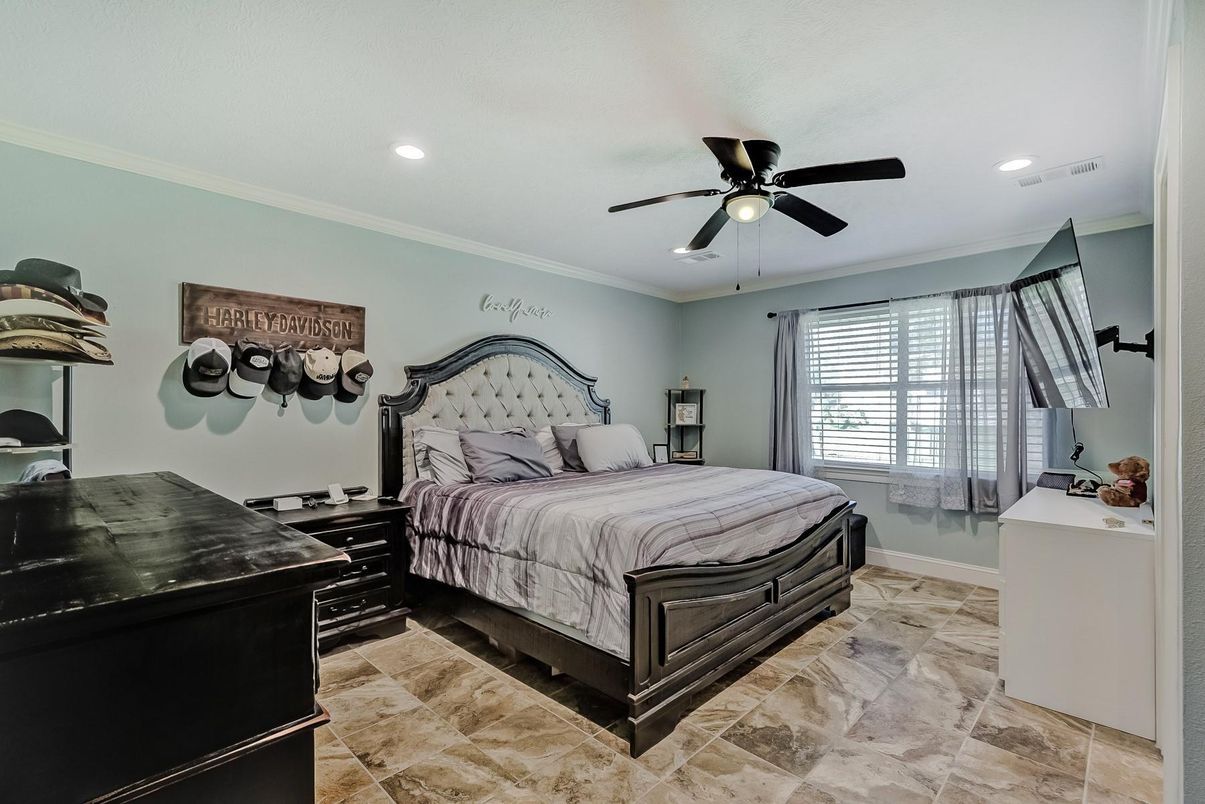 Bedroom, Interior, Recessed Lighting