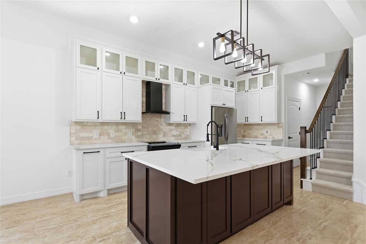 Interior, Kitchen, Pendant Lights, Recessed Lighting
