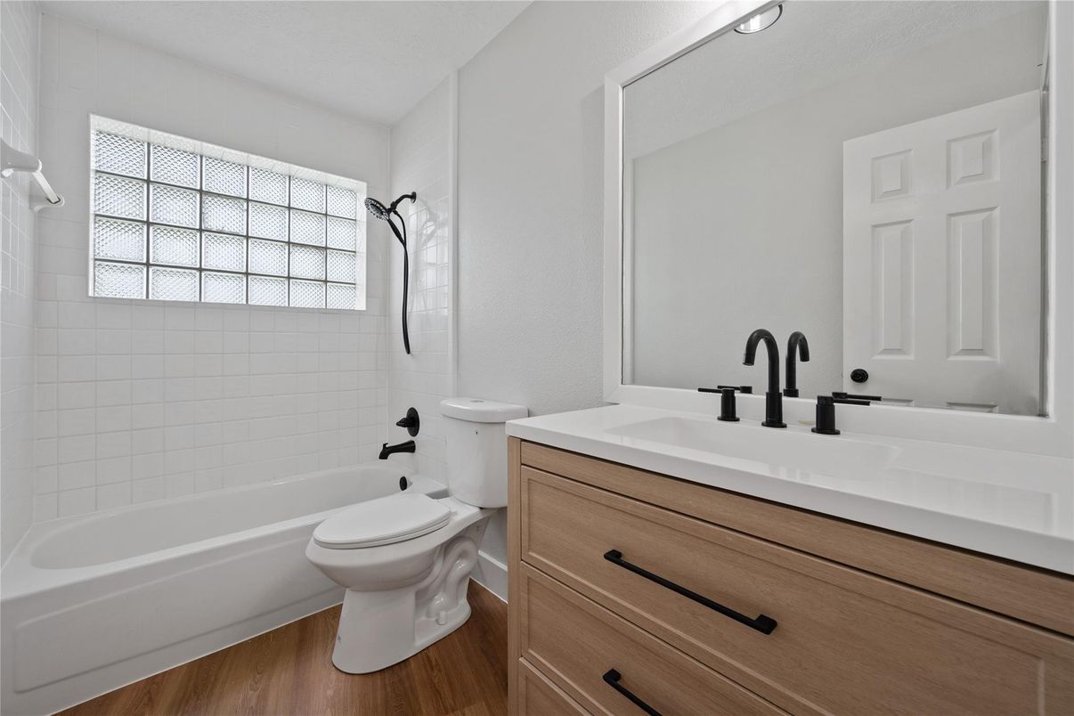 Bathroom, Interior, Wood Texture Flooring