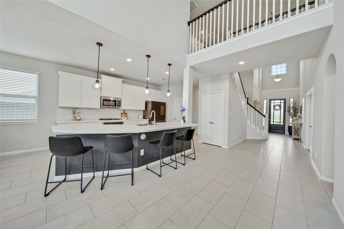 Interior, Kitchen, Pendant Lights, Recessed Lighting