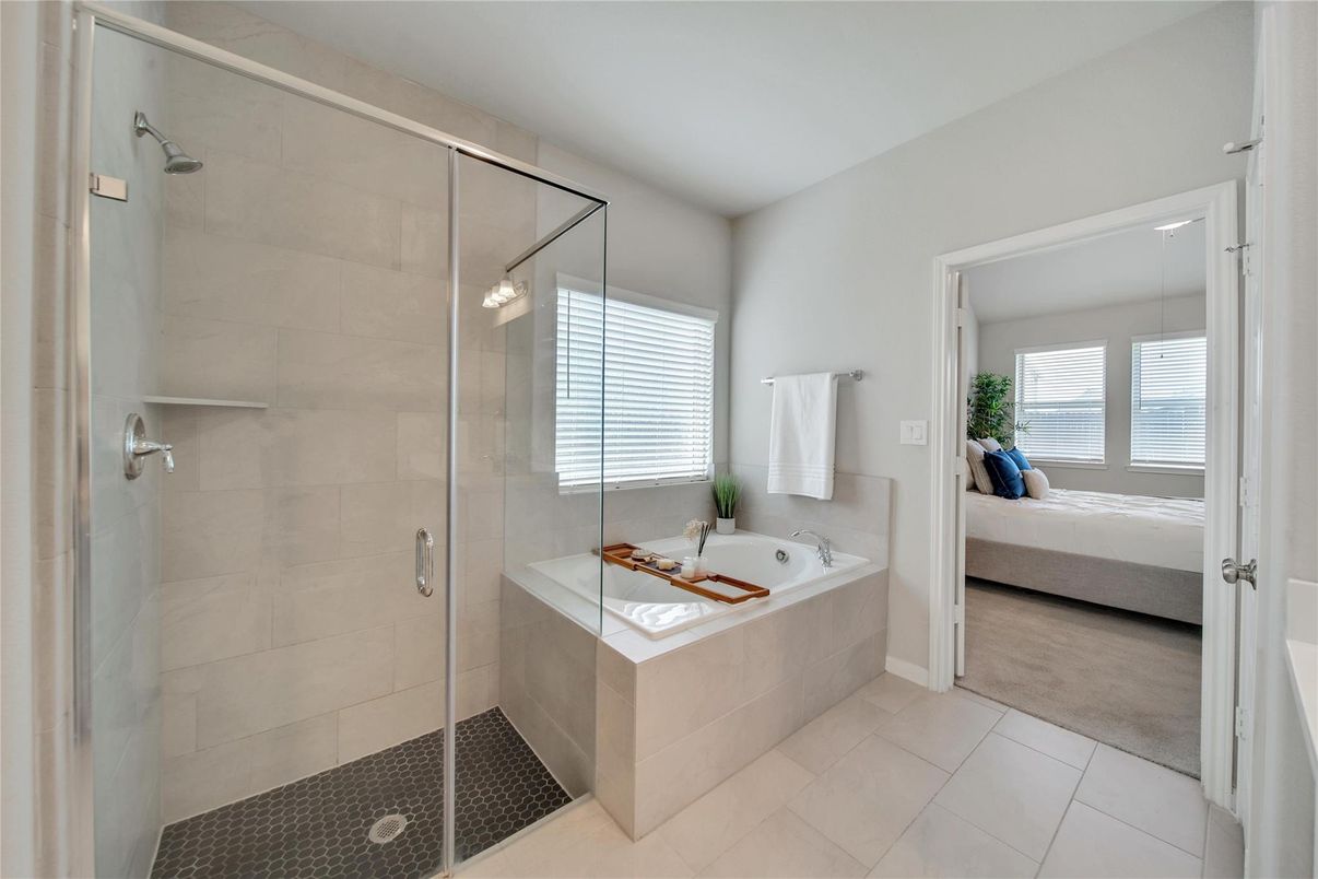 Bathroom, Bedroom, Glass Shower, Interior