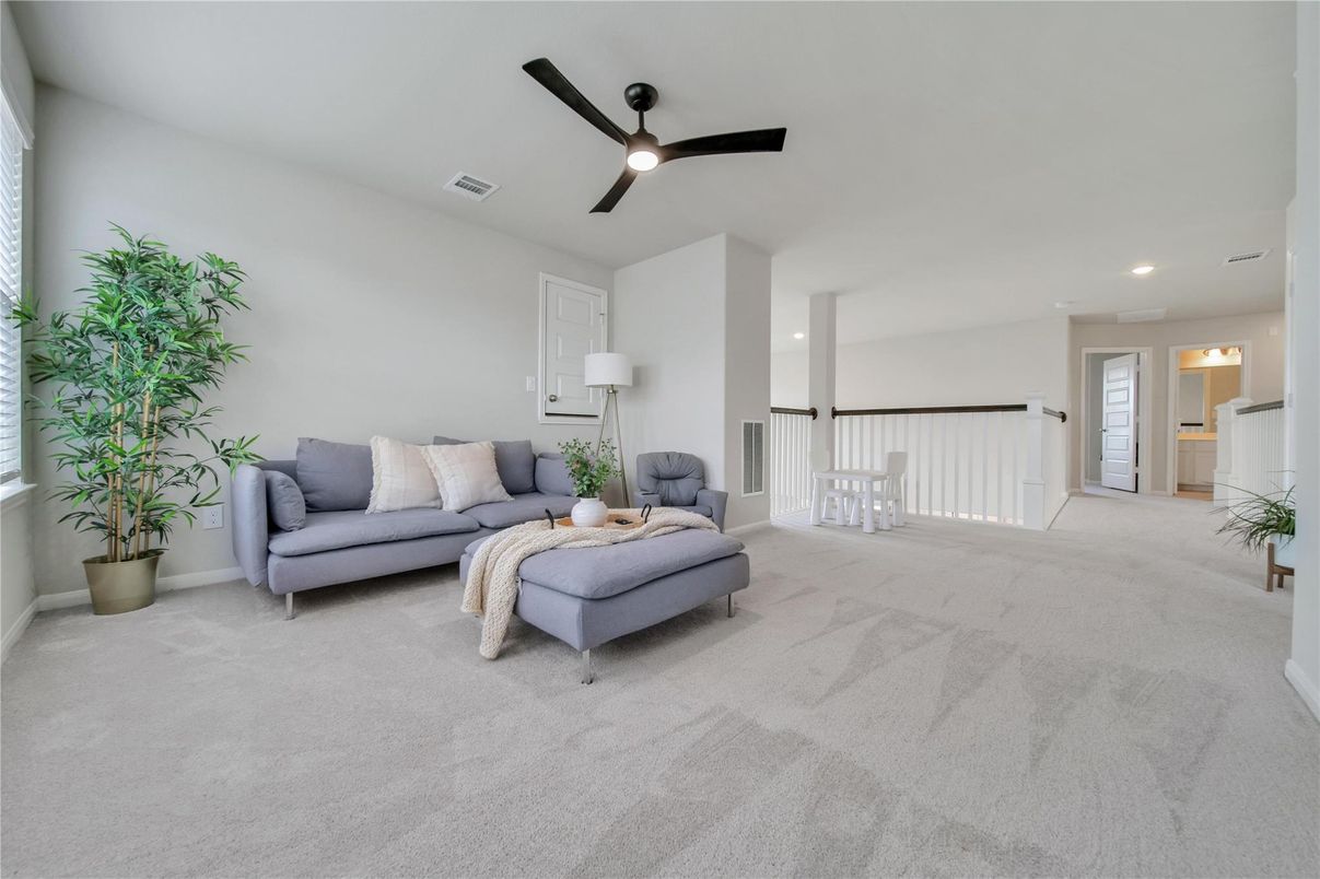 Empty room, Interior, Living room, Recessed Lighting