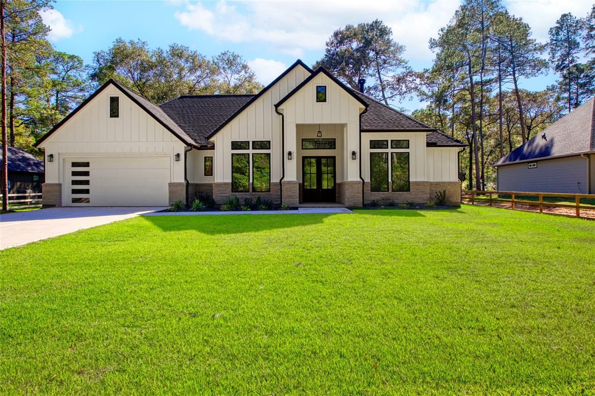 Attached, Backyard, Exterior, Facade, Farmhouse