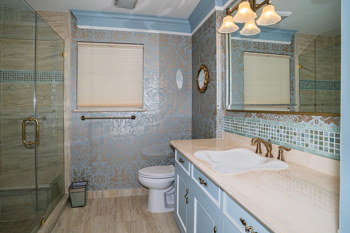 Bathroom, Glass Shower, Interior