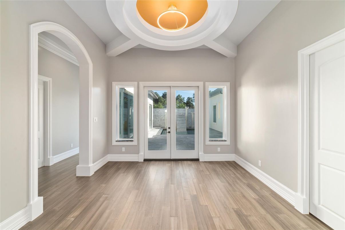 Empty room, Interior, Wood Texture Flooring