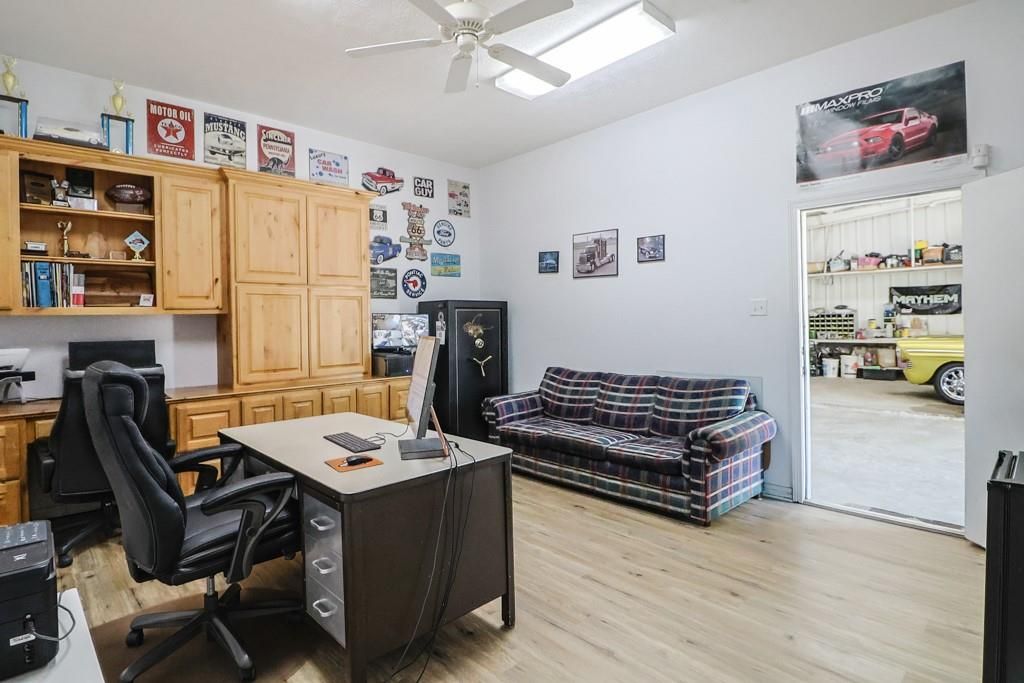 Home Office, Interior, Wood Texture Flooring
