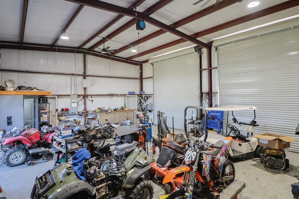 Garage, Interior, Recessed Lighting