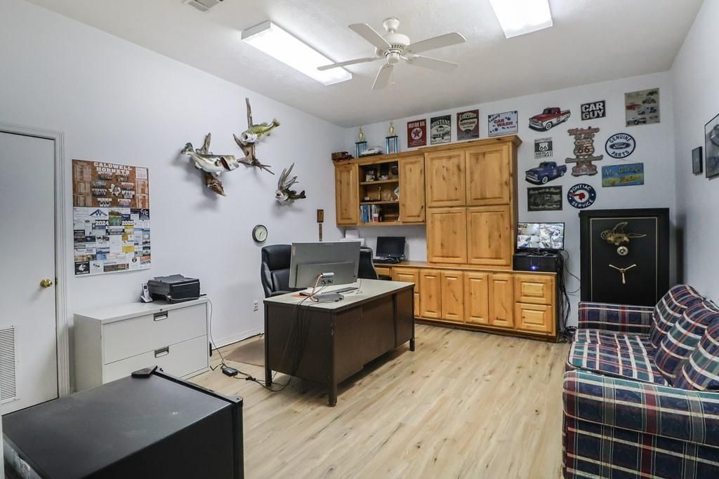 Home Office, Interior, Wood Texture Flooring
