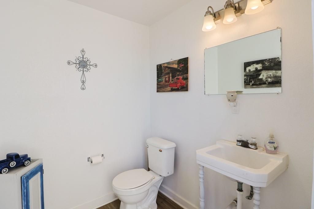 Bathroom, Interior, Wood Texture Flooring