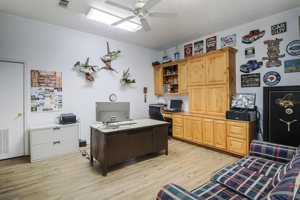 Home Office, Interior, Wood Texture Flooring