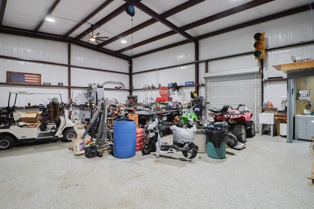 Garage, Interior, Recessed Lighting