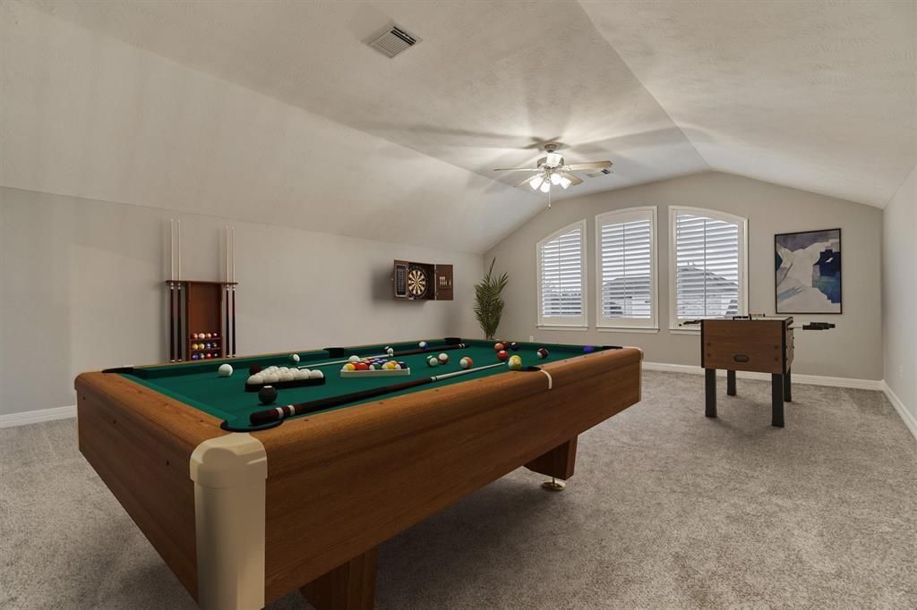 Billiard Table, Game Room, Interior