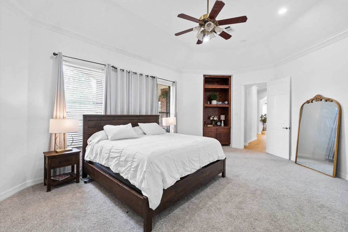 Bedroom, Interior, Recessed Lighting