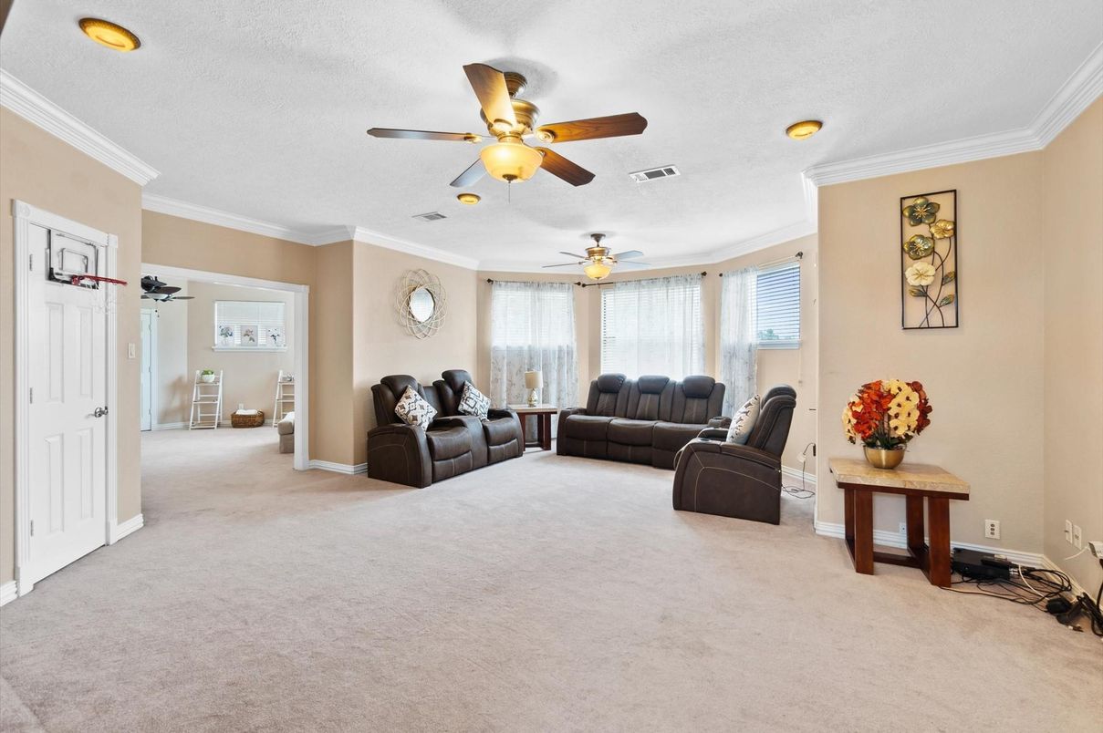 Interior, Living room, Recessed Lighting