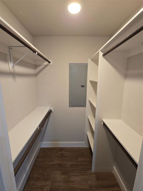 Interior, Recessed Lighting, Walk-in Closets, Wood Texture Flooring