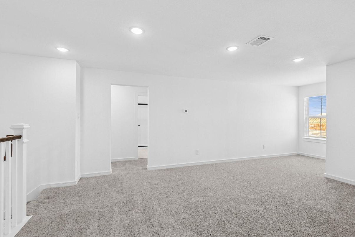 Empty room, Interior, Recessed Lighting