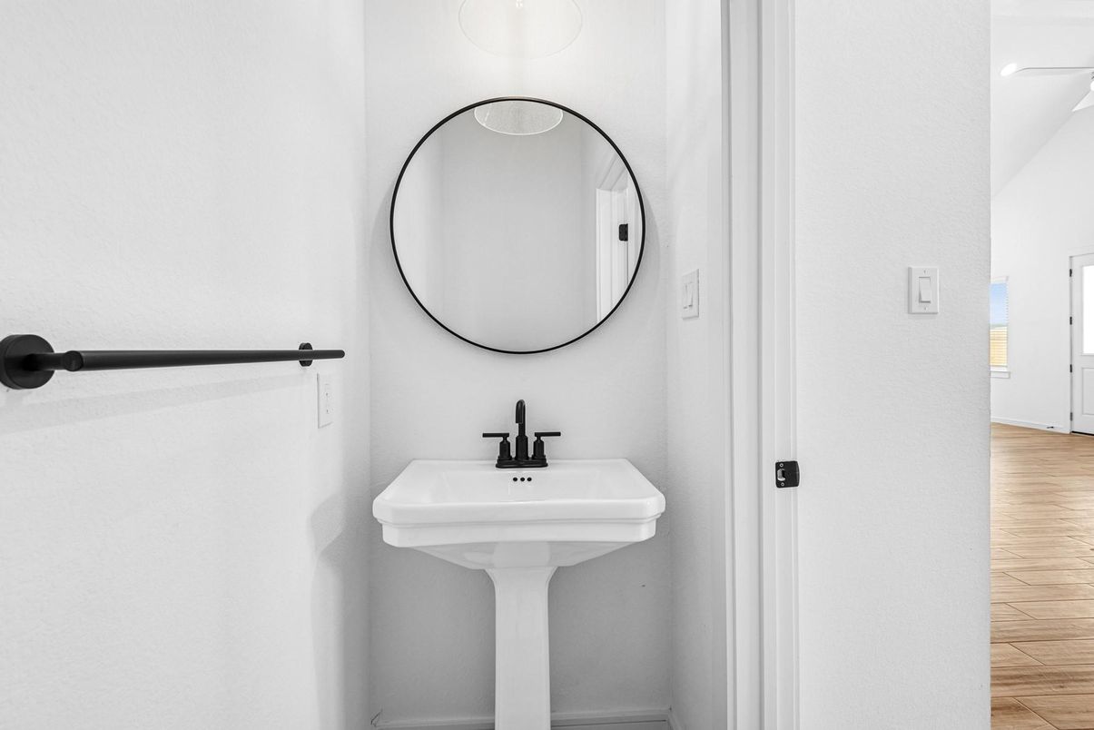 Bathroom, Interior, Wood Texture Flooring