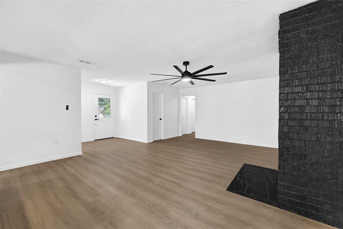 Empty room, Interior, Wood Texture Flooring