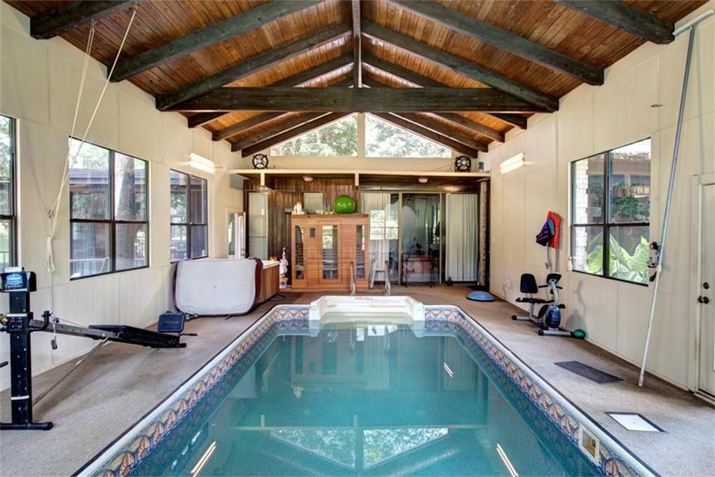 Fitness Equipment, Interior, Pool, Wooden Beams, Wooden Ceilings