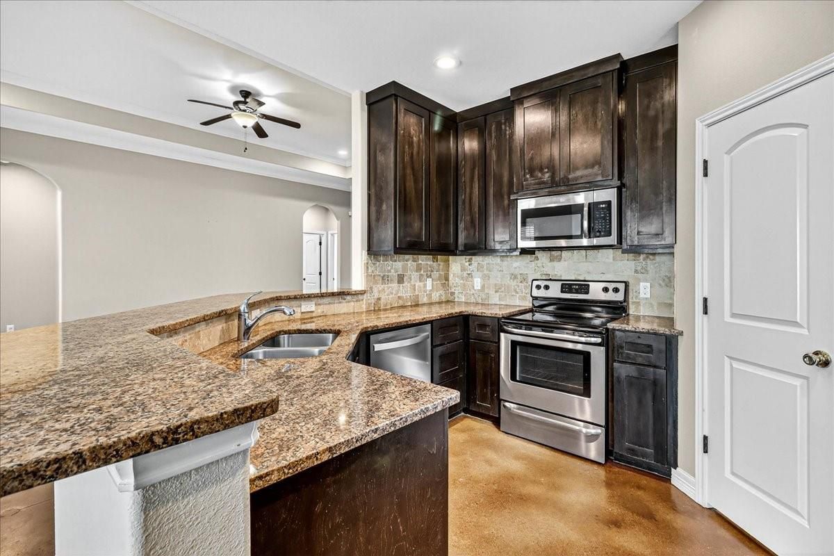 Interior, Kitchen, Recessed Lighting, Stainless Steel Appliances