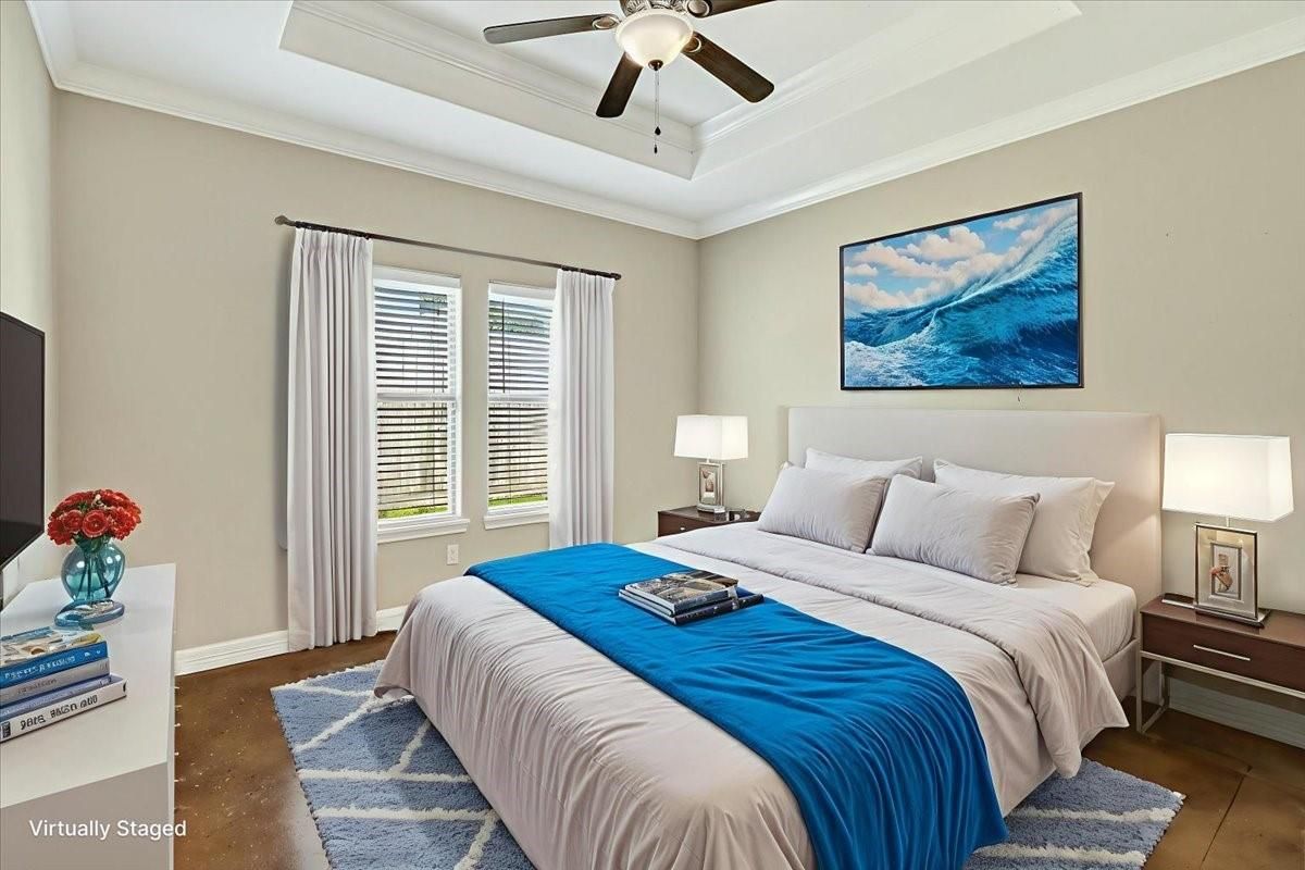 Bedroom, Interior, Wood Texture Flooring