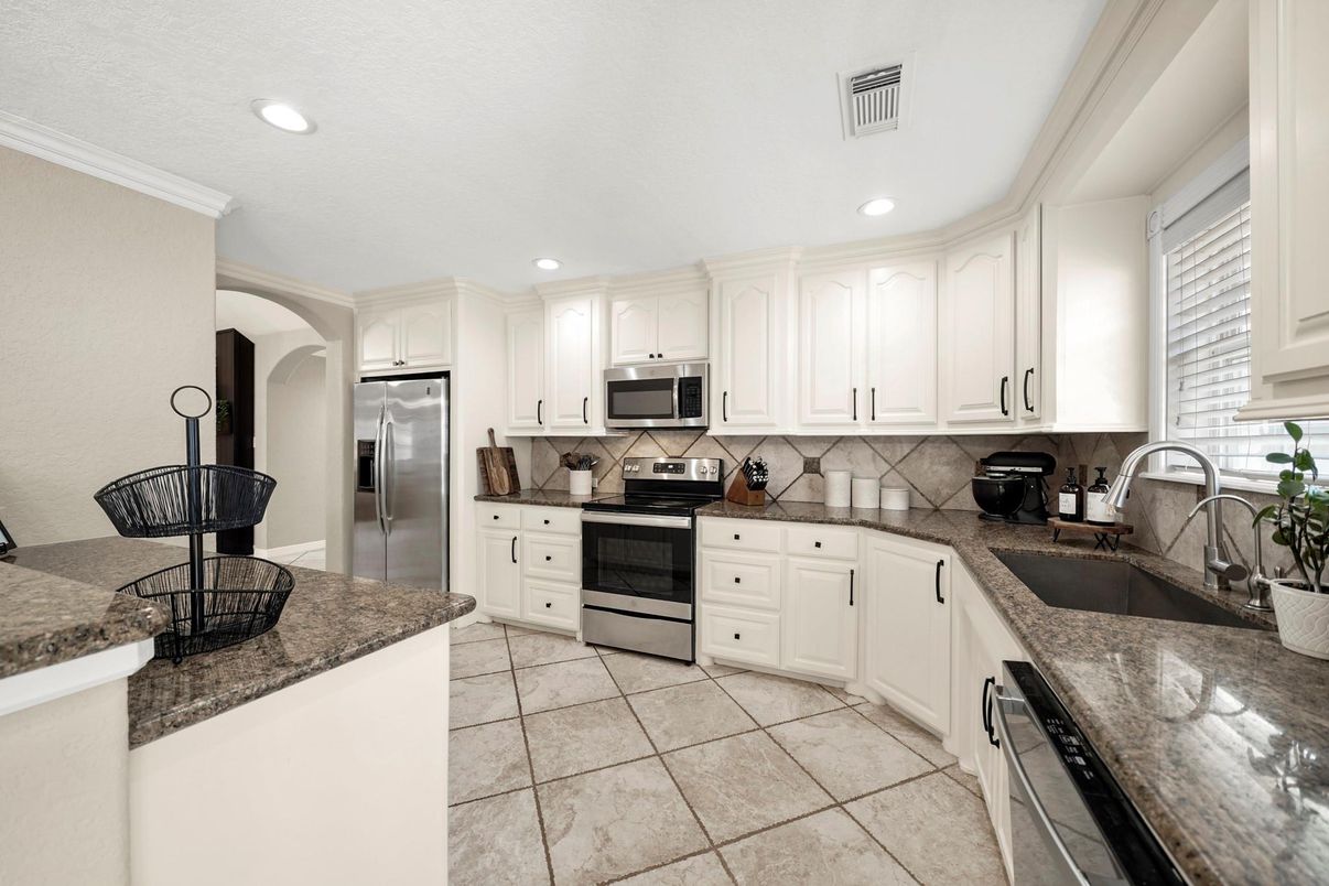 Interior, Kitchen, Recessed Lighting, Stainless Steel Appliances