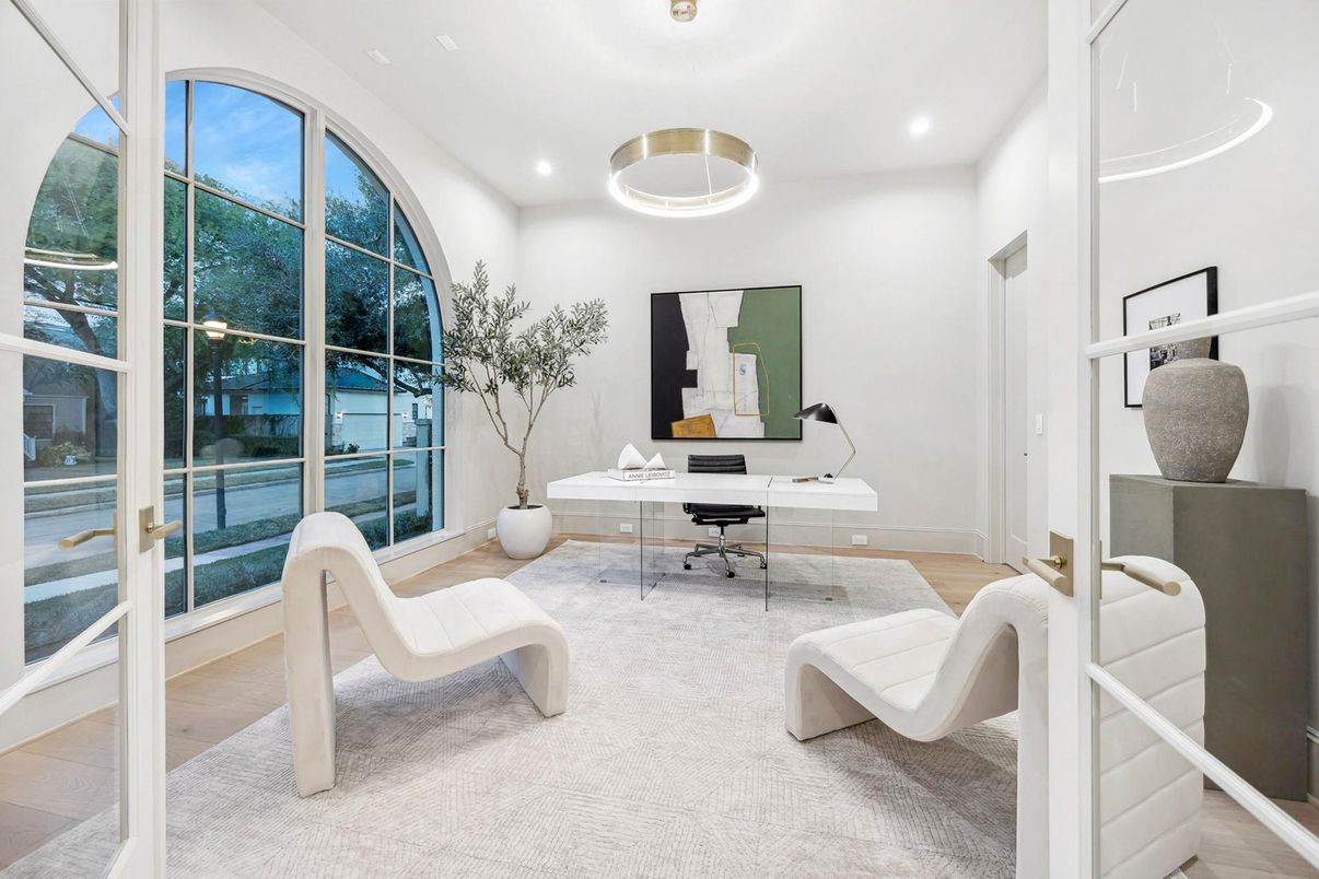 Home Office, Interior, Recessed Lighting