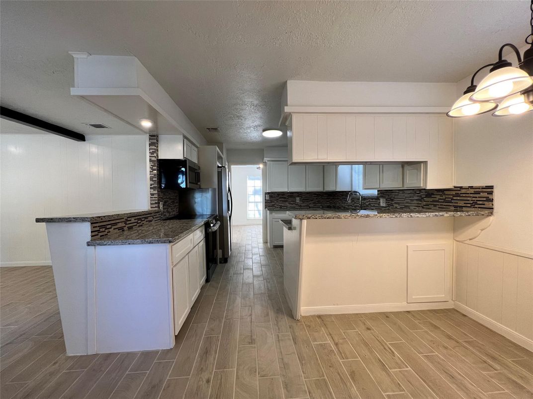 Interior, Kitchen, Wood Texture Flooring