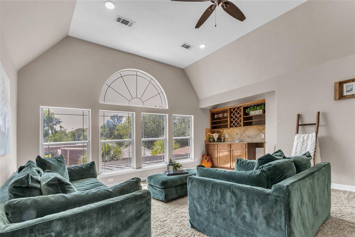 Interior, Living room, Recessed Lighting