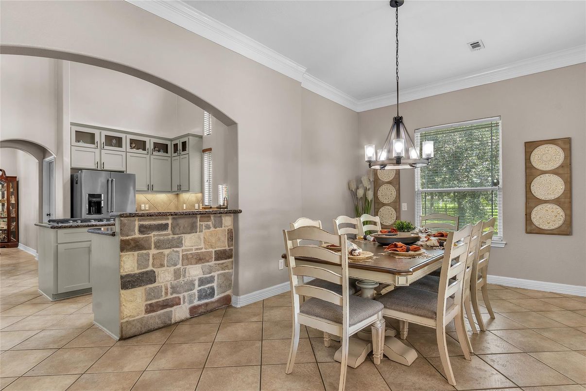 Dining room, Interior, Kitchen, Pendant Lights