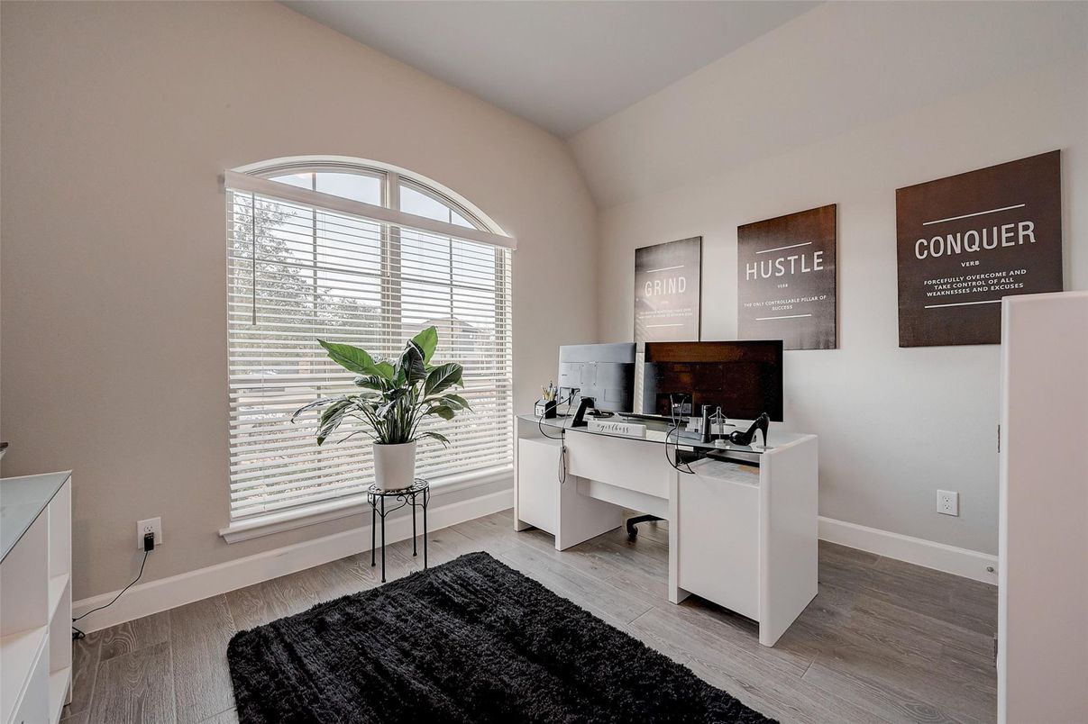Home Office, Interior, Wood Texture Flooring