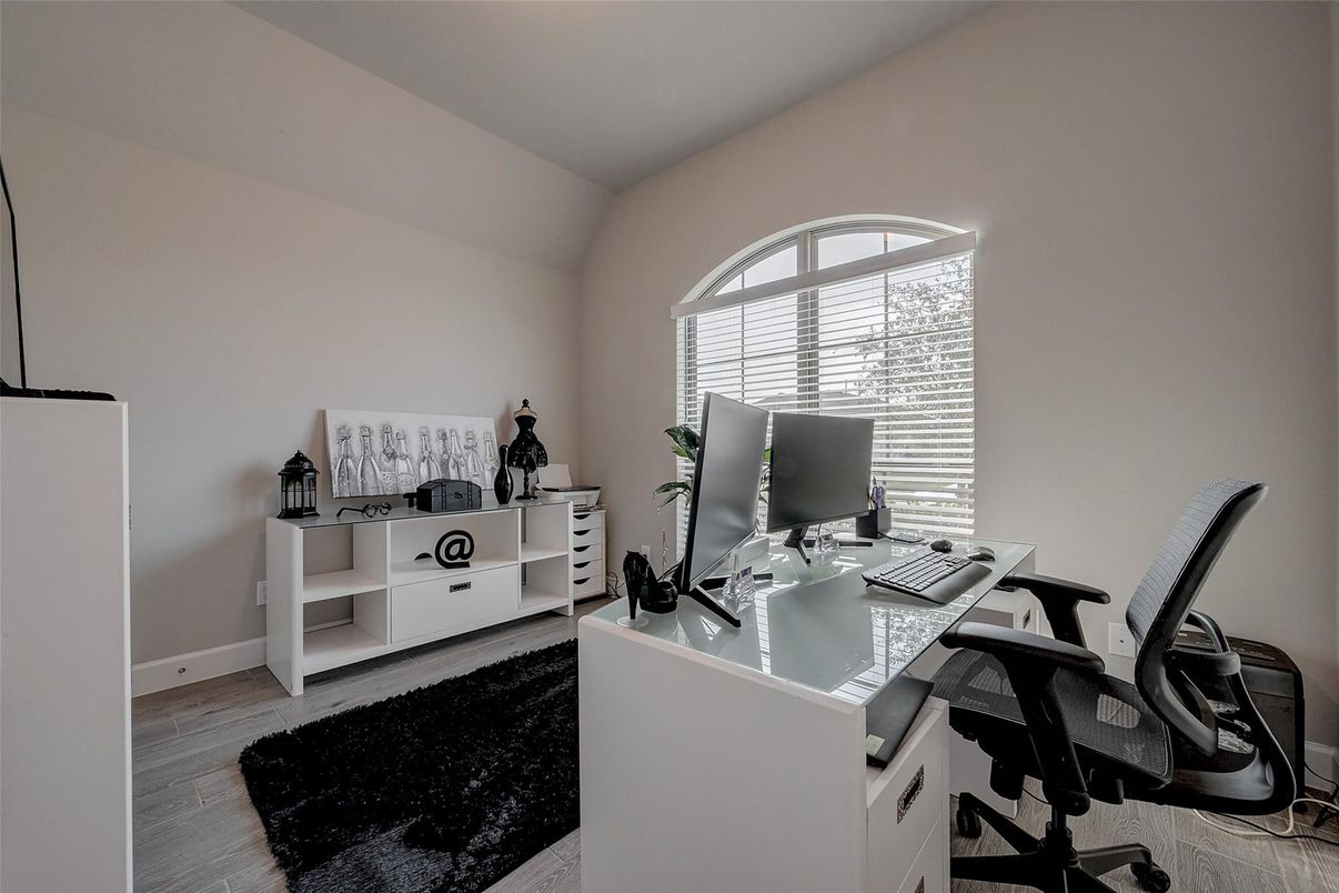 Home Office, Interior, Wood Texture Flooring