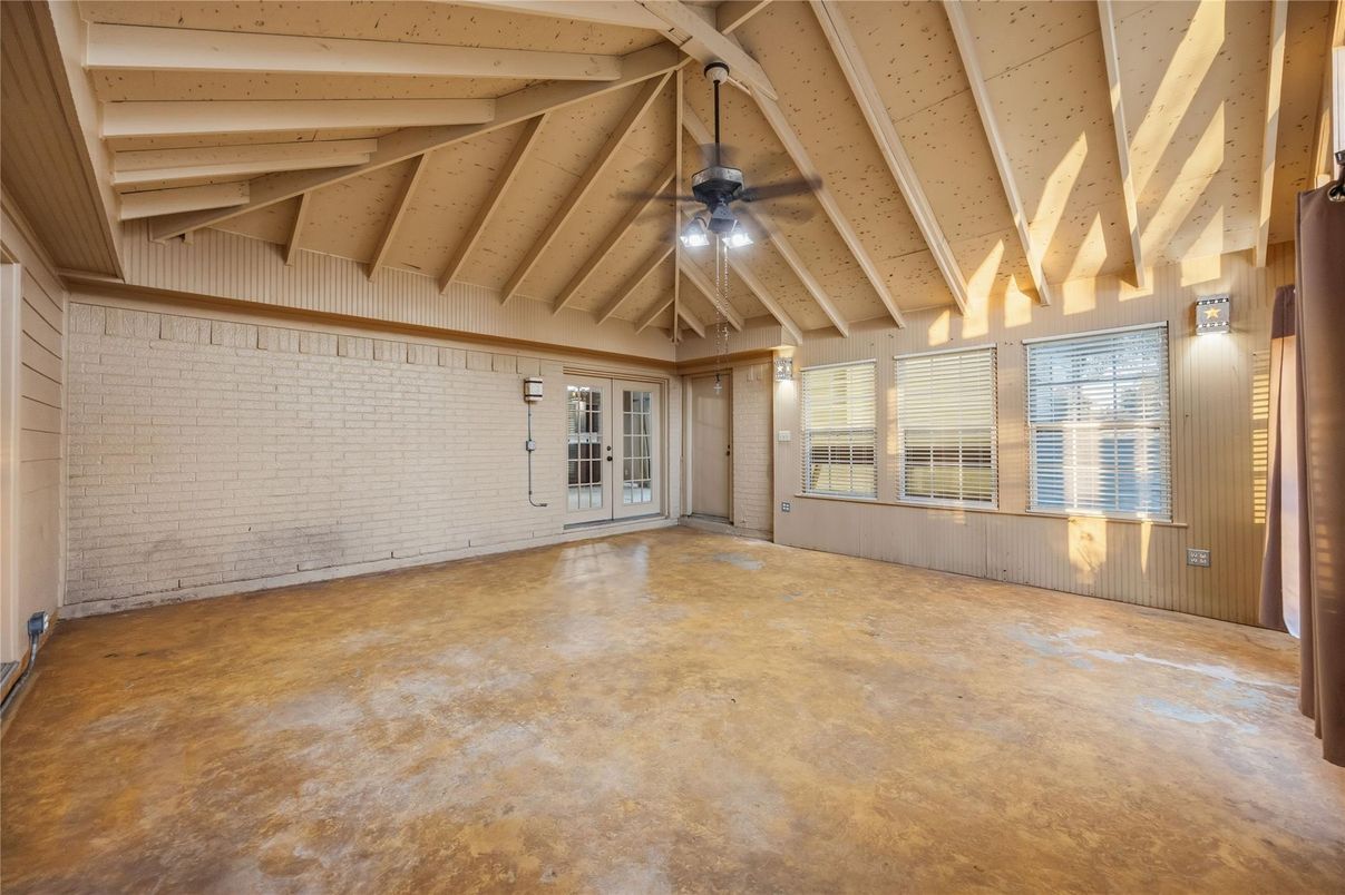 Empty room, Interior, Wooden Walls