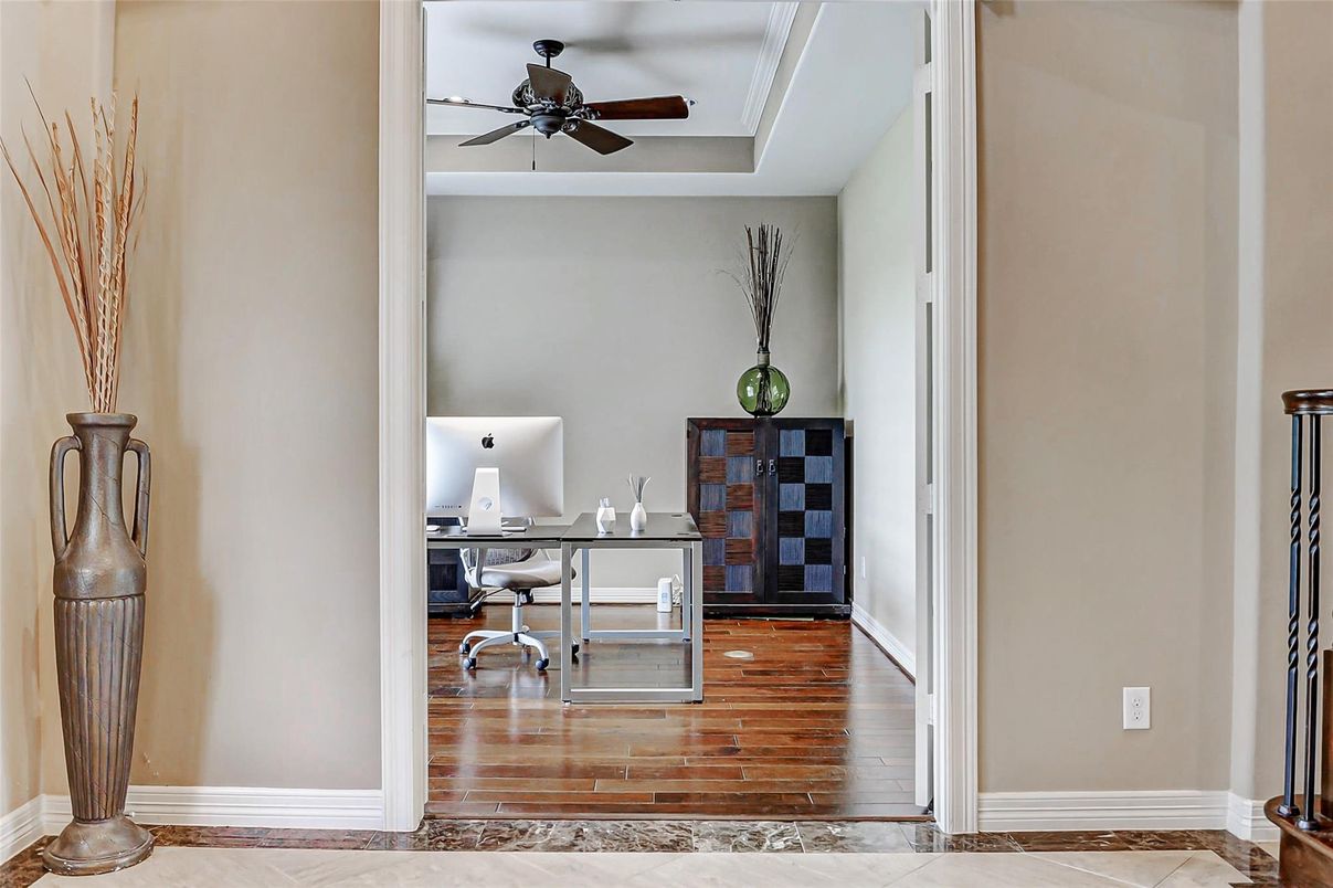 Home Office, Interior, Wood Texture Flooring