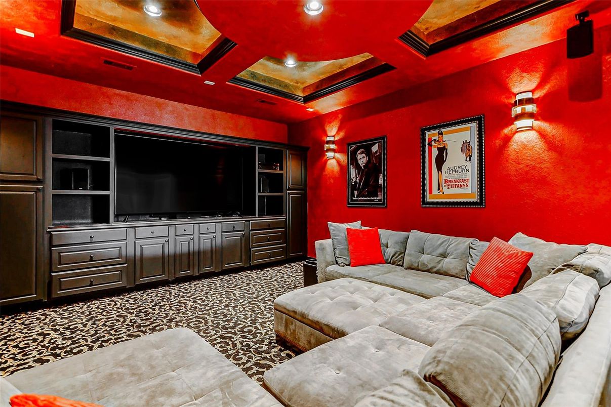 Interior, Living room, Recessed Lighting