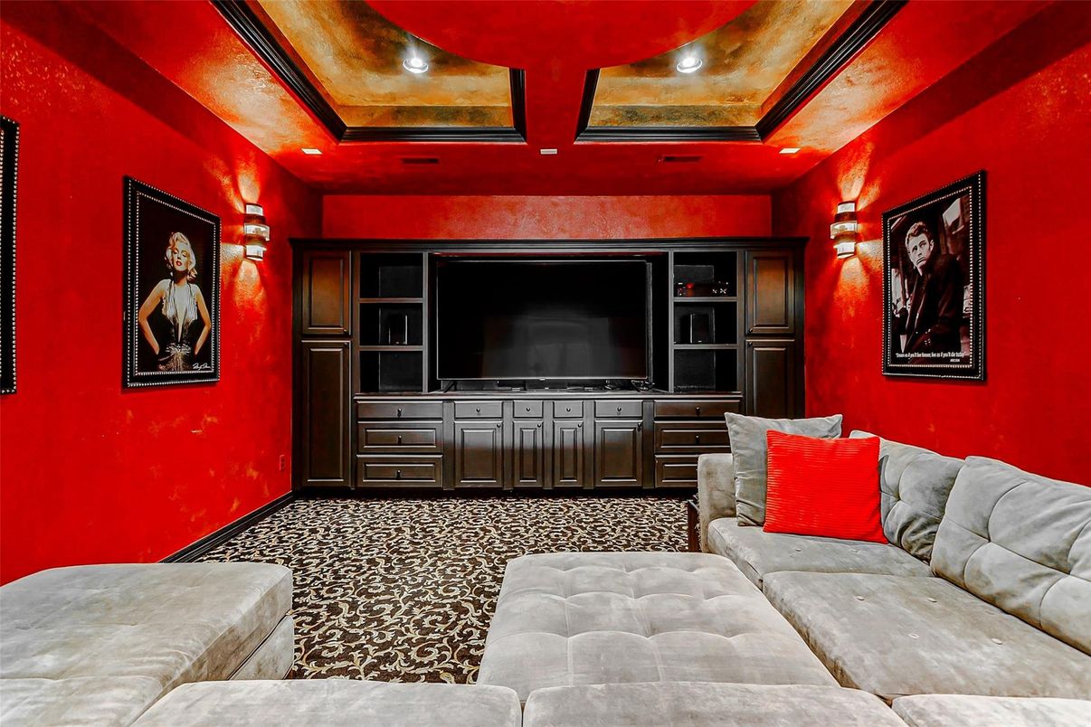 Interior, Living room, Recessed Lighting